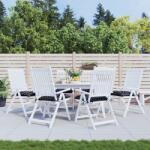vidaXL Perne scaun, 6 buc. , negru carouri, 50x50x7 cm, textil oxford GartenMobel Dekor (361548)