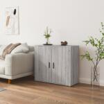 vidaXL Servanta, gri sonoma, 80x33x70 cm, lemn compozit GartenMobel Dekor (816566) Comoda