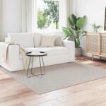 vidaXL Covor modern crem 120x120 cm, patrat, antiderapant, pentru interior (42022629) Covor