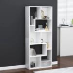 vidaXL Biblioteca, alb, 67 x 24 x 161 cm, PAL GartenMobel Dekor (801877) Biblioteca