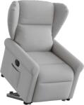 vidaXL Scaun reclinabil electric, tesatura gri nor GartenMobel Dekor (3303403)