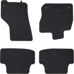 vidaXL Covor pentru masina 4 pcs Negru Cauciuc GartenMobel Dekor (42029086)