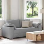 vidaXL Canapea pentru doua persoane Gri deschis 180 cm tesatura GartenMobel Dekor (4105227) Canapea