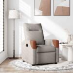 vidaXL Fotoliu rabatabil, gri taupe, material textil GartenMobel Dekor (4104814)