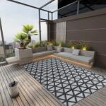 vidaXL Covor de exterior, ARAKIL negru, 140x200 cm, PP GartenMobel Dekor (317007) Covor