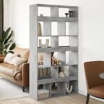 vidaXL Separator de camera, gri beton, 100x33x187, 5 cm, lemn prelucrat GartenMobel Dekor (3309540) Biblioteca