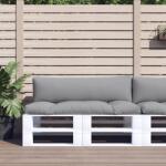 vidaXL Perne pentru paleti, 2 buc. , gri, material textil GartenMobel Dekor (360923)