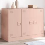 vidaXL Dulap, roz, 99x39x73 cm, otel GartenMobel Dekor (841722) Comoda