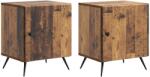 vidaXL Set 2 noptiere moderne din lemn vechi, 43 x 34, 5 x 50 cm (895502)