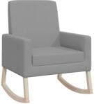 vidaXL Scaun balansoar, gri deschis, material textil GartenMobel Dekor (329415) Balansoar