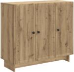 vidaXL Bufet Stejar Artizanal 89 x 34, 5 x 80 cm Lemn prelucrat GartenMobel Dekor (893964) Comoda