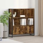 vidaXL Dulap pentru carti 2 pcs Stejar fumuriu 99, 5 x 30 x 108 cm GartenMobel Dekor (3403024) Biblioteca