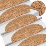 vidaXL Covorase pentru scari, 10 buc. , 65x21x4 cm, bej, semirotunde, mari GartenMobel Dekor (149803) Covor