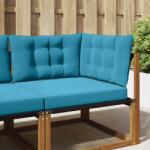 vidaXL Perna pentru canapea de exterior 3 pcs Albastru regal Poliester GartenMobel Dekor (900924)