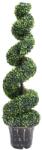 vidaXL Planta artificiala de cimisir cu ghiveci, verde, 117cm, spirala GartenMobel Dekor (336504)