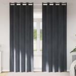 vidaXL Perdele opace 2 pcs Gri deschis 140 x 225 cm Catifea GartenMobel Dekor (4107255)