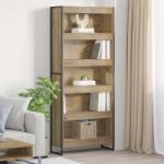 vidaXL Dulap pentru carti 2 pcs Stejar artizanal 80 x 30 x 189, 5 cm GartenMobel Dekor (3403015) Biblioteca