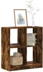 vidaXL Biblioteca, stejar afumat, 68, 5x32x75 cm, lemn prelucrat GartenMobel Dekor (852811) Biblioteca