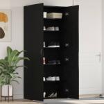 vidaXL Dulap pentru pantofi Negru 80 x 35.5 x 180 cm Lemn compozit GartenMobel Dekor (3333845) Pantofar
