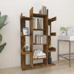 vidaXL Biblioteca, stejar fumuriu, 86x25, 5x140 cm, lemn prelucrat GartenMobel Dekor (816002) Biblioteca