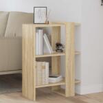 vidaXL Raft pentru carti Stejar Sonoma 52 x 25 x 71, 5 cm Lemn compozit GartenMobel Dekor (892401) Biblioteca