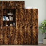 vidaXL Dulap de depozitare slim, stejar fumuriu, 45x42, 5x225 cm, lemn GartenMobel Dekor (3281291) Comoda