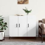 vidaXL Servanta, alb, 90x34x80 cm, lemn compozit GartenMobel Dekor (828116) Comoda