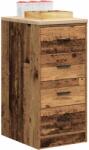 vidaXL Dulap depozitare garaj lemn vechi 40x51x85 cm lemn masiv de pin GartenMobel Dekor (860596) Comoda