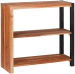 vidaXL Raft pentru carti Maro 80 x 30 x 75 cm Lemn Solid de Acacia GartenMobel Dekor (4104017) Biblioteca