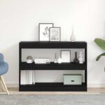 vidaXL Biblioteca Stejar negru 100 x 30 x 72 cm Lemn compozit GartenMobel Dekor (862723) Biblioteca