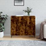 vidaXL Dulap, stejar fumuriu, 90x34x80 cm, lemn compozit GartenMobel Dekor (828129) Comoda