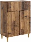 vidaXL Bufet cu sertar Lemn vechi 66 x 34, 5 x 90 cm Lemn prelucrat GartenMobel Dekor (894643) Comoda