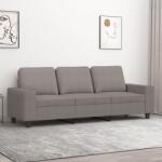 vidaXL Canapea cu 3 locuri, taupe, 180 cm, material textil GartenMobel Dekor (359406) Canapea