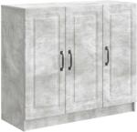 vidaXL Bufet Gri Beton 89 x 34, 5 x 77 cm Lemn prelucrat GartenMobel Dekor (895798) Comoda