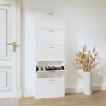 vidaXL Pantofar, alb extralucios, 59x17x169 cm, lemn compozit GartenMobel Dekor (342514) Pantofar