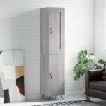 vidaXL Dulap înalt, gri sonoma, 34, 5x34x180 cm, lemn prelucrat GartenMobel Dekor (3200111) Comoda