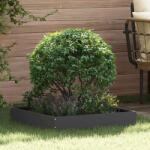 vidaXL Margine pentru gazon Negru 60 x 60 x 13 cm Otel GartenMobel Dekor (874730)