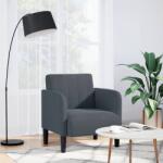 vidaXL Canapea Scaun cu cotiere Gri închis 54 cm catifea GartenMobel Dekor (4100579)