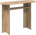 vidaXL Masa de consola Stejar Artizanal 100 x 39, 5 x 75 cm GartenMobel Dekor (8001166)