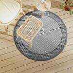 vidaXL Covor de exterior, ARAKIL gri, Ø120 cm, PP GartenMobel Dekor (368458) Covor