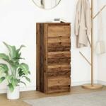 vidaXL Bufeta cu sertare Lemn vechi 37, 5x35x99 cm Lemn prelucrat GartenMobel Dekor (861767) Comoda