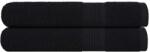 vidaXL Prosoape 2 buc Negru 100x200 cm 360 g/m2 100% bumbac GartenMobel Dekor (136962) Prosop