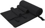vidaXL Set de Prosoape Sport 3 pcs Negru Poliester si poliamida GartenMobel Dekor (42011499) Prosop