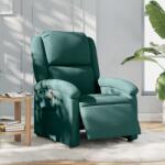 vidaXL Fotoliu rabatabil electric, verde închis, material textil GartenMobel Dekor (3204146)