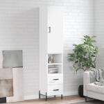 vidaXL Dulap înalt, alb, 34, 5x34x180 cm, lemn prelucrat GartenMobel Dekor (3198921) Comoda