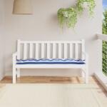 vidaXL Perna de banca dungi albastre si albe 150x50x7 cm textil oxford GartenMobel Dekor (361614)