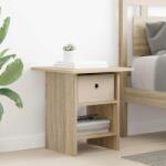 vidaXL Noptiera cu sertar Stejar Sonoma 41 x 40 x 45 cm Lemn compozit GartenMobel Dekor (8000440)