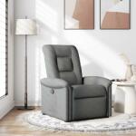 vidaXL Fotoliu rabatabil, gri închis, material textil GartenMobel Dekor (4015617)