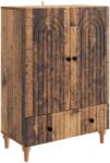 vidaXL Bufet cu sertar Lemn vechi 66 x 34, 5 x 95 cm Lemn prelucrat GartenMobel Dekor (894213) Comoda
