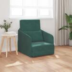 vidaXL Pat canapea Verde închis 65 x 80 x 83 cm Catifea GartenMobel Dekor (4106650) Canapea